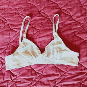 CLEARANCE!!! Vintage Bestform 34 Girl's training Bra White with Ribbon Bow